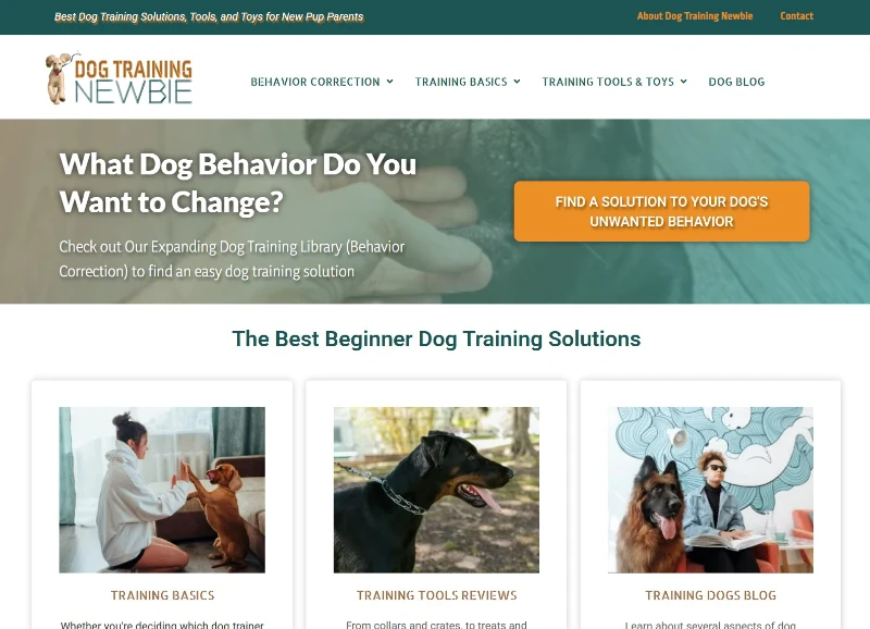 dog training newbie